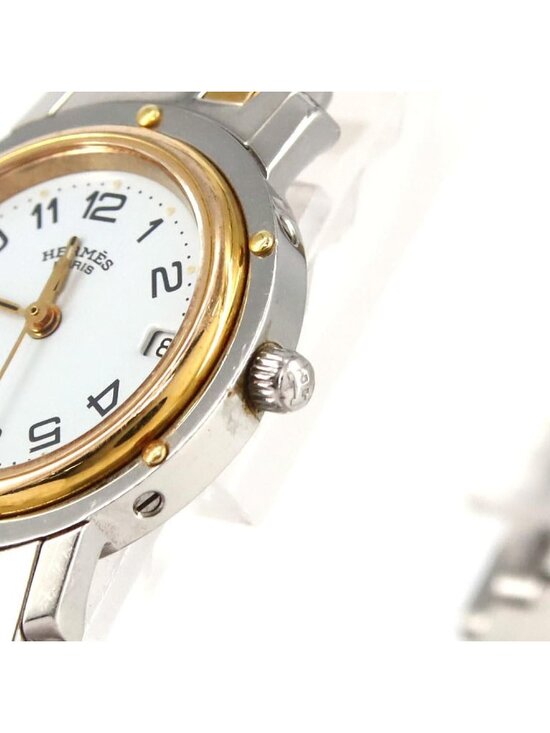 Hermes Clipper Quartz Watch White main image 8